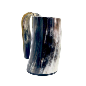 Top Quality Buffalo Horn <b>Mug</b> Polished Finish Wooden Base Eco-Friendly Attractive Design Made In India - Product Image 1
