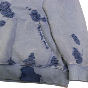 เสื้อฮู้ดผ้าฝ้าย100% สำหรับผู้ชายผ้าปักลายลายสำหรับฤดูใบไม้ร่วง - Product Image 5