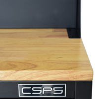 Armoire à outils d'atelier 183 cm en acier thermolaqué noir, chariot de rangement pour mécanicien, garage, entrepôt, industrie, OEM