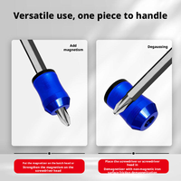 Anneau magnétique pour embouts de tournevis, magnétiseur universel à tige hexagonale de 1/4 pouce, anneau de maintien de vis portable pour le bricolage et la réparation