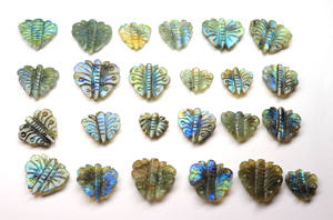 Véritable pierre précieuse de Labradorite bleue en forme de fantaisie Labradorite libre sculptée Pierre bleue de Labradorite Flashy pour la fabrication de bijoux - Product Image 4