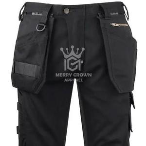 Hi VIS กางเกงใส่ทำงานขายาวของผู้ชายแบบตรงลายทางโค้งตามสั่ง - Product Image 5