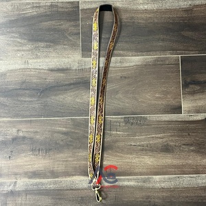 Directo de fábrica, tarjetero de cuero de vaca mecanizado a mano personalizado, cordón, correa para el cuello, soporte de insignia para oficina, escuela, accesorios - Product Image 1