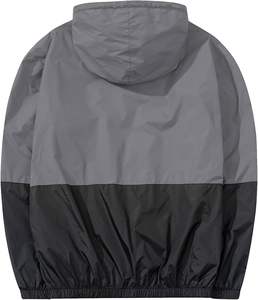 Chaqueta Impermeable Ligera para Hombre, Cortavientos, con Cierre de Cremallera y Bolsillos para Protección en Todo Tipo de Clima - Product Image 6