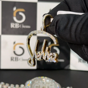 จี้เพชรโมอิสซาไนต์ทรงเหลี่ยมแบบฝังขอบ ชุบทองคำขาว 925 แท้ พร้อมใบรับรอง IGI สำหรับงานปาร์ตี้ - Product Image 6