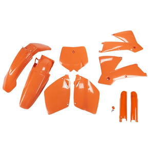 Kit di plastica pieno di 127 arancione per KTM SX 125 accessori per moto a 2002 2001 - Product Image 1