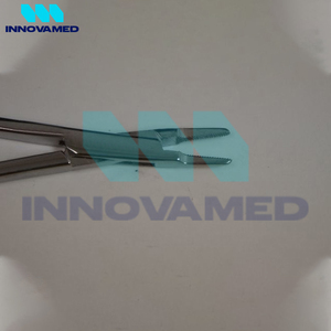 Porte-aiguilles chirurgicales en acier inoxydable de haute qualité, manuel, à forte adhérence, durable, prise de précision, antidérapant, à cliquet - Product Image 3