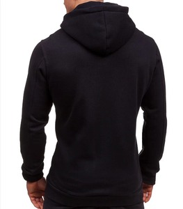 Sweat à capuche zippé intégral pour homme de haute qualité, personnalisable avec broderie et impression, en molleton épais de coton et polyester écologique pour l'hiver - Product Image 2