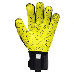 Gants de gardien de but professionnels personnalisés pour l'extérieur, en latex tricoté, imperméables, à doigts complets, avec sangle de poignet réglable, pour football - Product Image 3