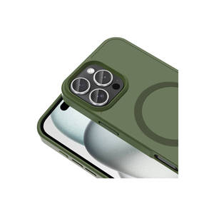 Netzy Premium Shockproof Silicone Cover for iPhone 16 Pro for Magsafe <b>Charging</b> Compatible Matte Back SAFA Sio <b>Case</b> INS Styles - Product Image 4