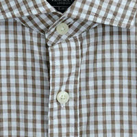1pcs Logo personnalisé Nouveau polyester italien Chemises à manches longues pour hommes Chemises décontractées à coupe régulière pour hommes Chemises à manches longues
