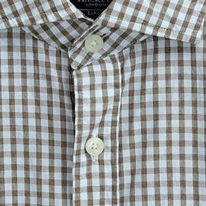 1 Uds logotipo personalizado nuevas camisas de manga larga de poliéster italiano para hombres camisas casuales de corte regular para hombres de manga larga - Product Image 2