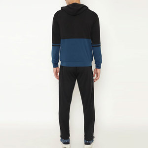 Survêtements en molleton de haute qualité pour hommes, ensemble sportif athlétique avec sweat à capuche zippé et pantalon de jogging, survêtement deux pièces oversize pour hommes - Product Image 3