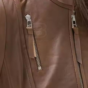 Vestes en cuir chaudes d'hiver pour femmes, respirantes, à motif uni, de haute qualité, avec logo personnalisé, au meilleur prix du fabricant pakistanais - Product Image 5
