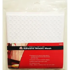 DTA แท่งกาวโมเสค backer 12X12แถบหกเหลี่ยมสำหรับกระเบื้องภายในห้องครัวห้องน้ำโรงแรมผนังภายนอก (5แพ็ค) - Product Image 1