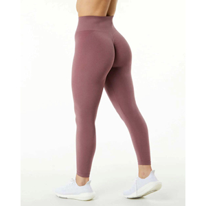 Scrunch Butt Gym Yoga Pants Venta al por mayor 24 colores Tallas grandes Cosido Cintura alta Poliéster/Estampado de nylon Secado rápido Transpirable Casual - Product Image 4