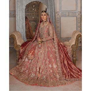 Nuevo Vestido de Novia Tradicional para Mujer con Logotipo Personalizado, Transpirable, con Decoración de Encaje y Cristal, Absorbe la Humedad, para Fiesta - Product Image 4