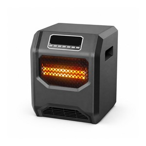 Chauffage infrarouge électrique à quartz avec télécommande, thermostat numérique, protection des bords et verrouillage enfant pour chambre à coucher - Product Image 5