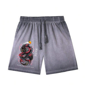 Pantalones Cortos Desgastados con Lavado Ácido para Hombre, Precio al por Mayor, 100% Algodón, Cintura Media, Colores y Etiquetas Personalizadas, Ropa de Verano - Product Image 5