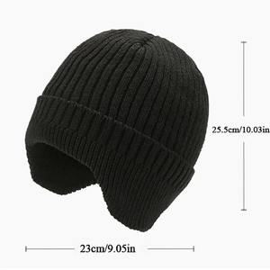 High Quality Acrylic Custom Embroidery <b>Beanie</b> Winter Embroidered Cuff Knitted <b>Beanie</b> <b>Hats</b> for <b>Men</b> - Product Image 4