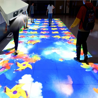 Système de jeu interactif au sol personnalisé pour usage commercial, projecteur interactif 3D pour enfants, pour terrain de sport, prix de gros