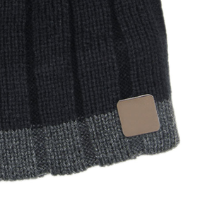 Bonnet à revers pour homme en matériau durable, prix de gros, logo/couleur personnalisés, jacquard, anti-rides, qualité supérieure - Product Image 3