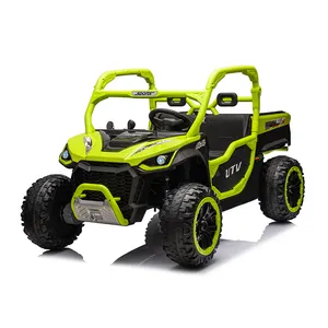 Bateria UTV para crianças 12V7AH, novo estilo elétrico com quatro rodas em pó, porta aberta, carro de alta qualidade off-road