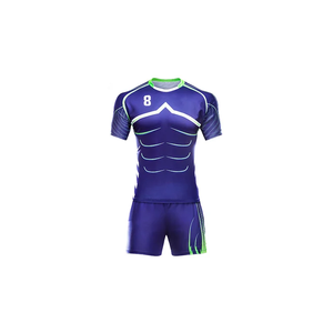 Uniformes de Rugby personalizados de alta calidad al por mayor de tendencia superior, uniformes de fútbol de Rugby de poliéster 100% - Product Image 1