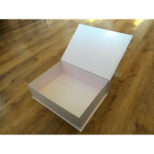 Decorative <b>Storage</b> <b>Box</b> with Pink Polka Dot Design - Product Image 2