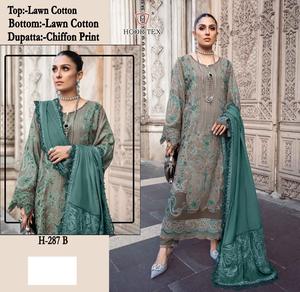 Lujoso conjunto de invierno: Heavy Rayon 7XL Shalwar Kameez emparejado con un Dupatta de gasa estampado, perfecto para la elegancia durante todo el día - Product Image 4
