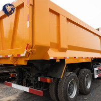 Camion benne Howo d'occasion, poids lourd chinois, 10 roues, 50 tonnes, 6x4, transmission automatique, conduite à gauche, diesel, émission Euro 3