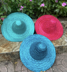 Vietnam artisanal braided straw <b>hat</b> providing practical sun shielding for excursions, beaches, casual events and routines - Product Image 5