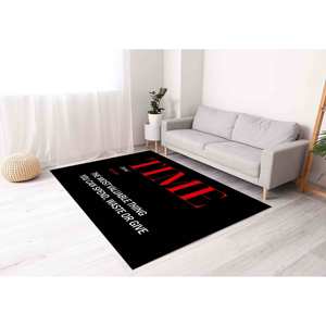Tapis imprimé Motivation : Design personnalisé en chenille pour couloir, salon, tapis en velours - Product Image 4