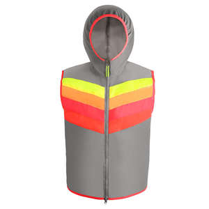 Chaleco de seguridad sin mangas de alta visibilidad con cinta reflectante para trabajadores de la construcción y exteriores - Product Image 3