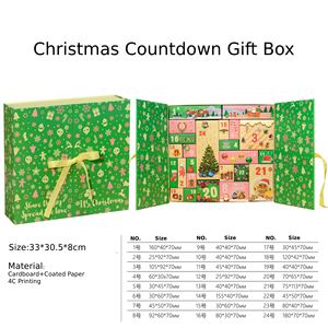 <span class=keywords><strong>Calendrier</strong></span> de l'<span class=keywords><strong>avent</strong></span> pour enfants adolescents adultes 24 jours tige fleur Bouquet blocs de construction ensemble compte à rebours de noël fabricant de boîte-cadeau - Product Image 2