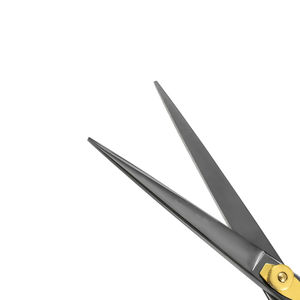 Tijeras profesionales de corte de pelo personalizadas de 6 pulgadas, salones, punta de hoja afilada de acero inoxidable, tijeras de belleza, mango recubierto de Color - Product Image 4