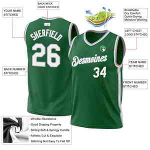 Kit de maillot NBA respirant à séchage rapide vêtements de sport de basket-ball avec uniformes en sergé brodés avec logo - Product Image 4