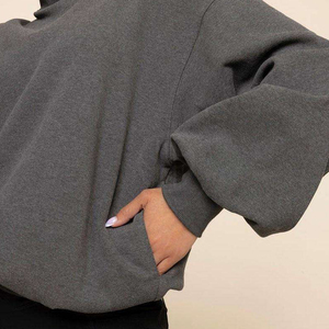 Women <b>Mock</b> <b>Neck</b> Sweatshirt Warm <b>Top</b> Soft Fabric Pullover Casual Wear Winter Daily Comfort Use Women <b>Mock</b> <b>Neck</b> Sweatshirt - Product Image 6