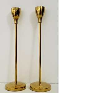 Bougeoir vintage fait main décoration de la maison en métal argenté porte-bougie pour le nouvel an mariage centre de table bougeoir 2024 - Product Image 5