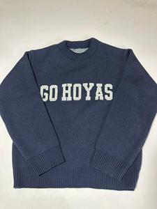 Pull en tricot de coton personnalisé pour hommes OEM Fabricant de pulls en tricot Pull en tricot à manches longues à col rond pour hommes - Product Image 5