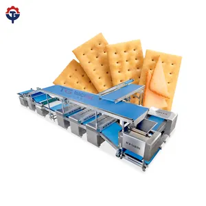 2024 TG newest design China Making Intelligent crisp soft and hard biscuit making machine soda Biscuit production Line