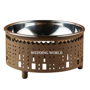 Bol à chocolat en métal de luxe, finition personnalisée, bol décoratif pour bonbons, nouveauté à succès, bol à chocolat fait main - Product Image 2