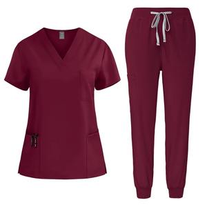 Nuevos uniformes de enfermera unisex, sudadera de médico de hospital para mujer y pantalones de enfermería para trabajo en SPA de belleza o talleres - Product Image 1