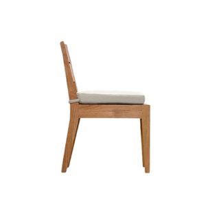 Oakspire The Addison Modern <b>Outdoor</b> Teak <b>Dining</b> Chair Solid Wood Garden Patio Chair Luxury Resort Furniture collection - Product Image 3
