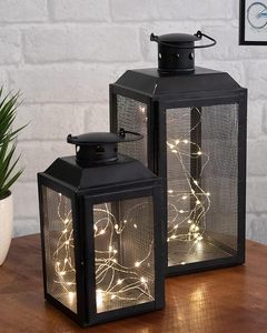 High Quality Decorative Metal Black <b>Lantern</b> for Wedding Home Hotel Restaurant in Wholesale Rate - Product Image 4