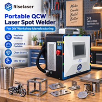 Soudeuse laser portable QCW, machine de soudage laser à fibre portative pour projets de fabrication métallique sur mesure en atelier DIY