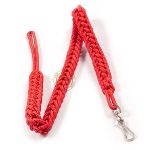High Quality Ceremonial Uniform Lanyard Best Quality Officers Uniform Lanyard with Steel Tip Hook Made from Thread Fabric - Product Image 1