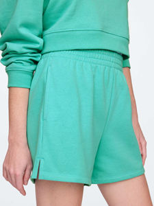 Nouveaux shorts 2025 arrivés pour femmes 100% coton 300GSM logo imprimé personnalisé shorts pour femmes respirants et à séchage rapide - Product Image 2