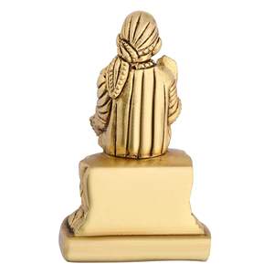 Sirdi Sai Baba รูปปั้นโบราณคุณภาพดี220gm งานหัตถกรรมโลหะ Murti moorti รูปปั้นโชว์สำหรับตกแต่งบ้านที่อยู่อาศัย - Product Image 2