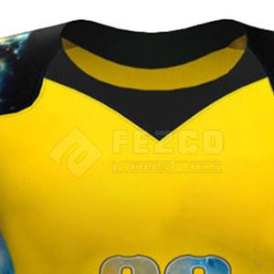 Tenues de football américain personnalisables vierges à manches courtes 100 % polyester OEM sur mesure pas cher - Product Image 4